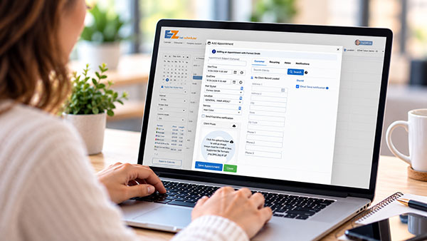 Online appointment booking with real-time availability