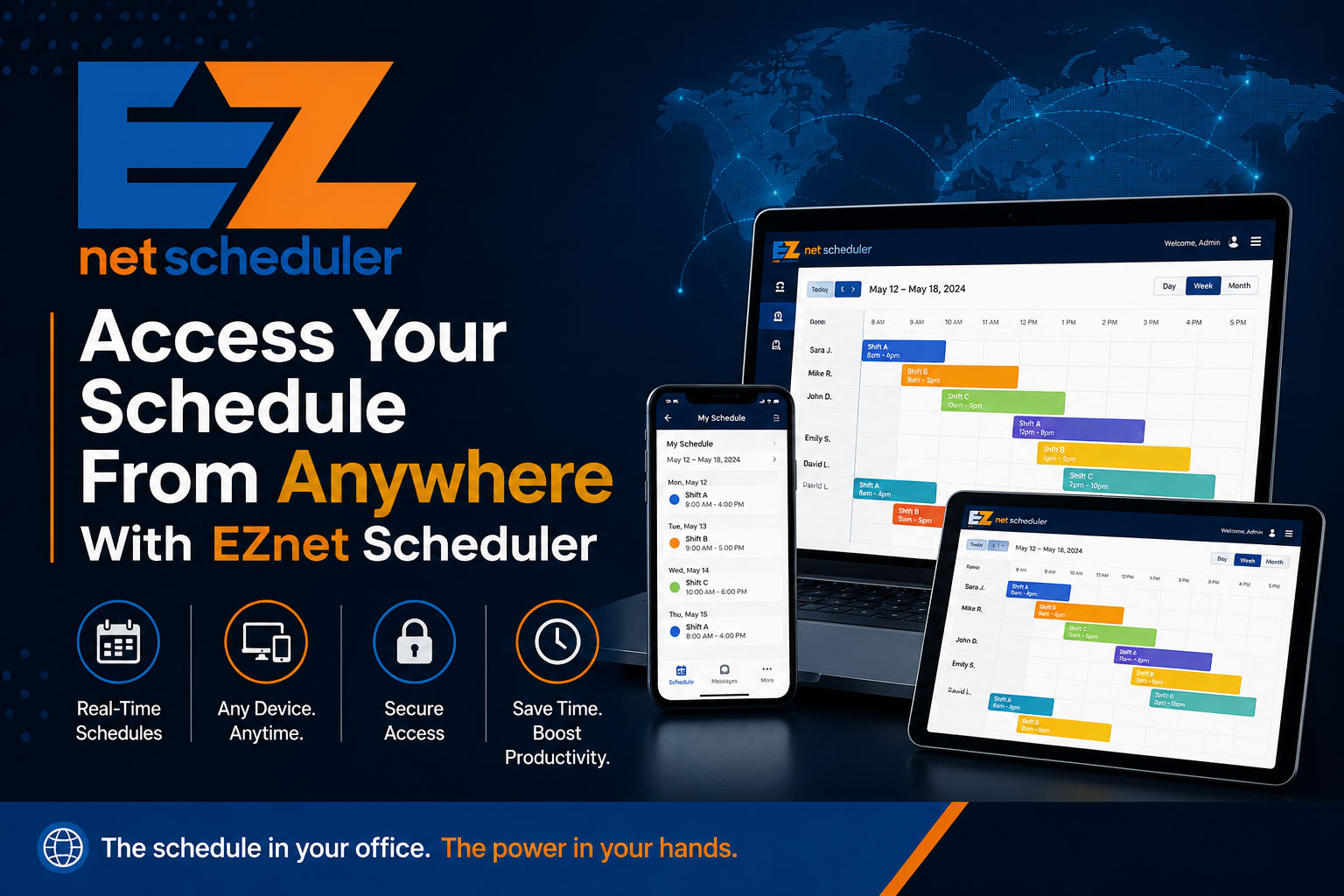 Access Your Schedule From Anywhere With EZnet Scheduler