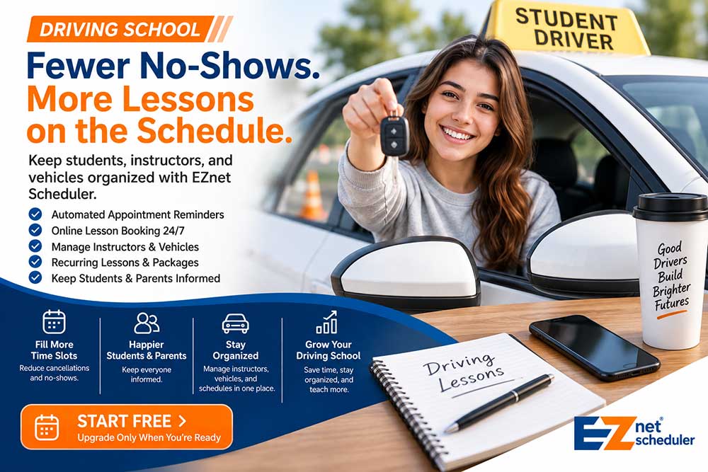 How Driving Schools Can Reduce Missed Lessons and No-Shows