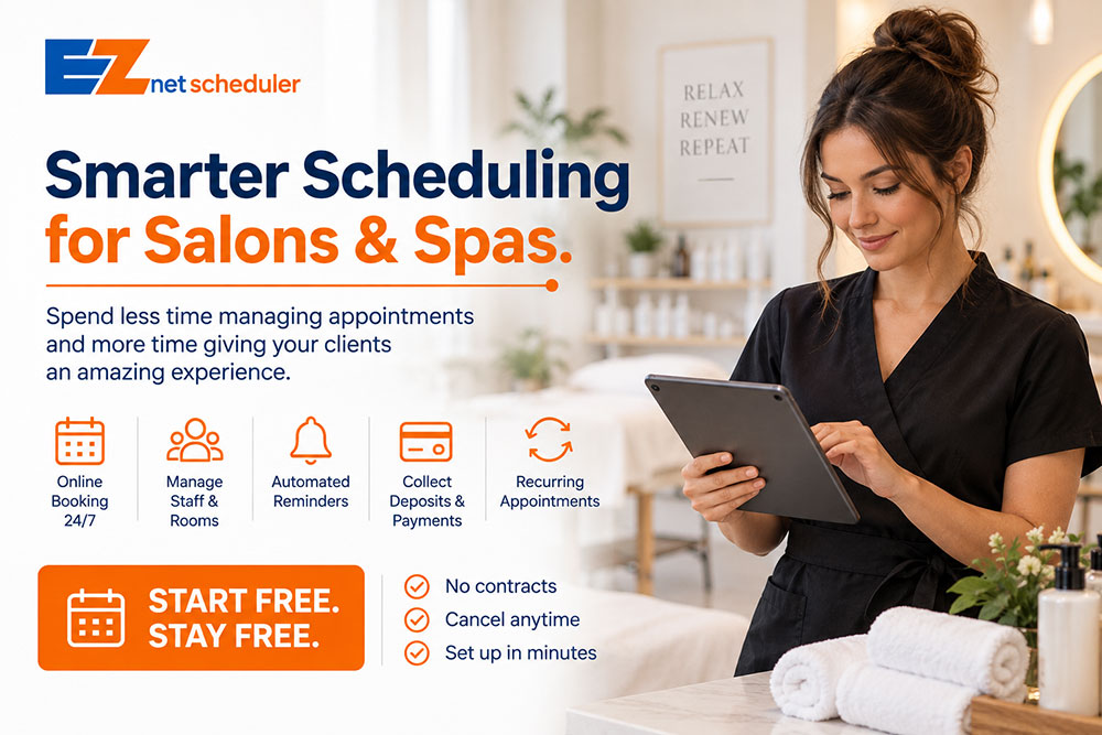 How Online Scheduling Helps Salons & Spas Reduce No-Shows and Book More Clients