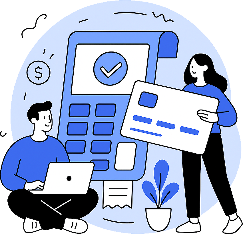 Integrated credit card payments within appointment scheduling software